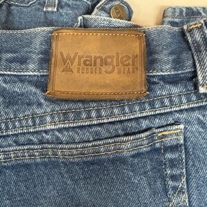 Men’s Wrangler Rugged Wear Blue Jeans 50x30
